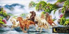 Tranh sơn dầu mã đáo thành công 42
